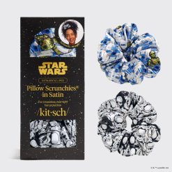 Star Wars™ & Kitsch Satin Pillow Scrunchies® in R2-D2 & Stormtroopers